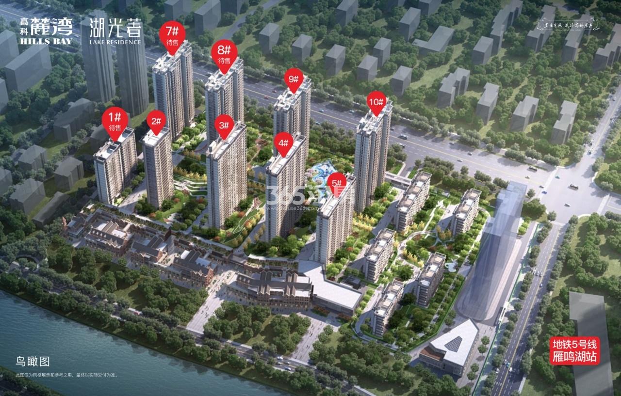 高科麓湾国际社区项目鸟瞰图