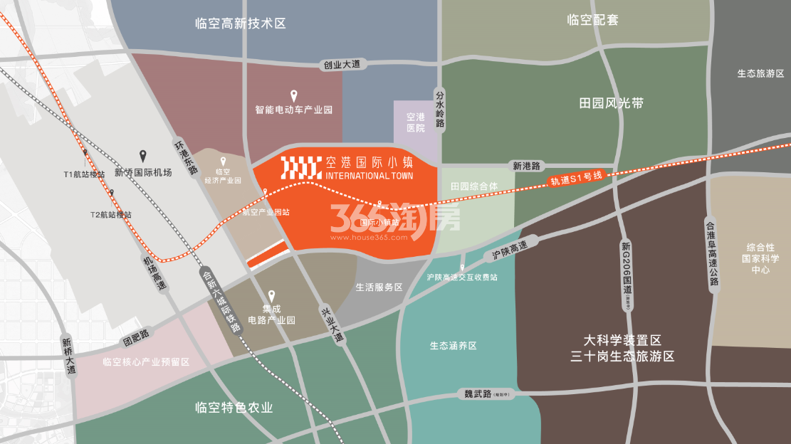 华侨城国际小镇·水岸捌号交通图