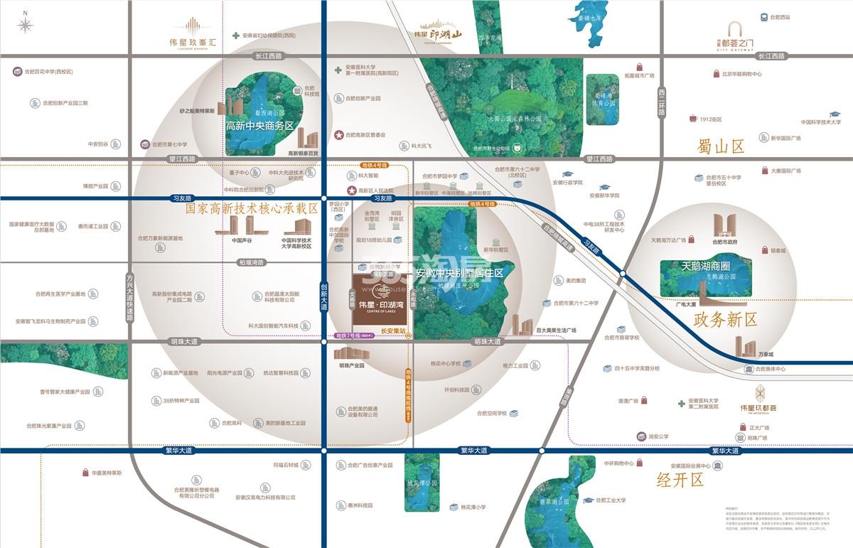 伟星印湖湾交通图