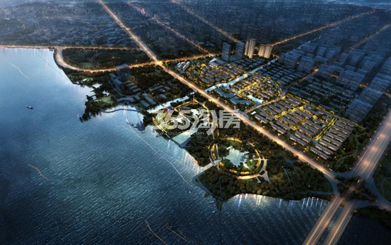 金科蠡湖鸟瞰图