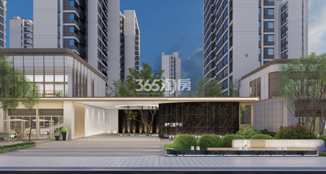 新华星耀学府大门效果图
