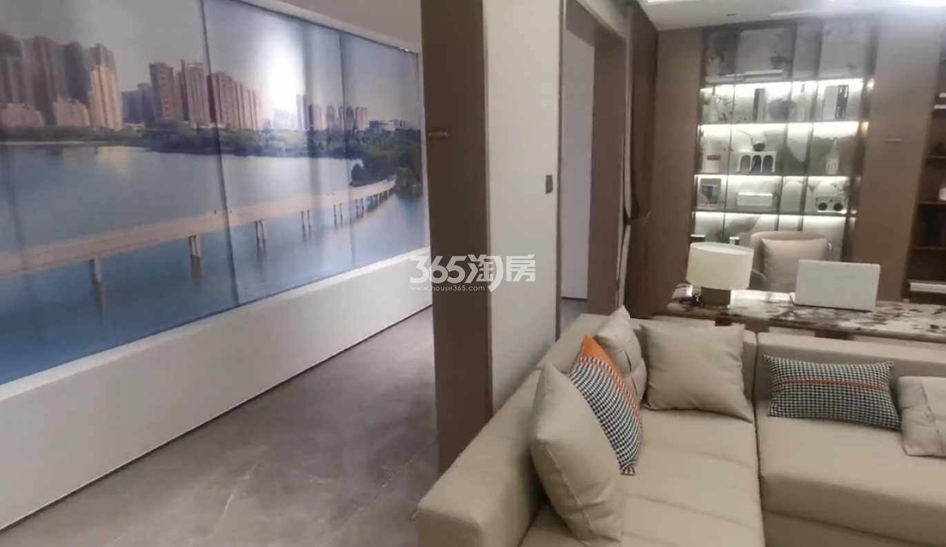 旭辉天阜玖江来128㎡户型样板间阳台