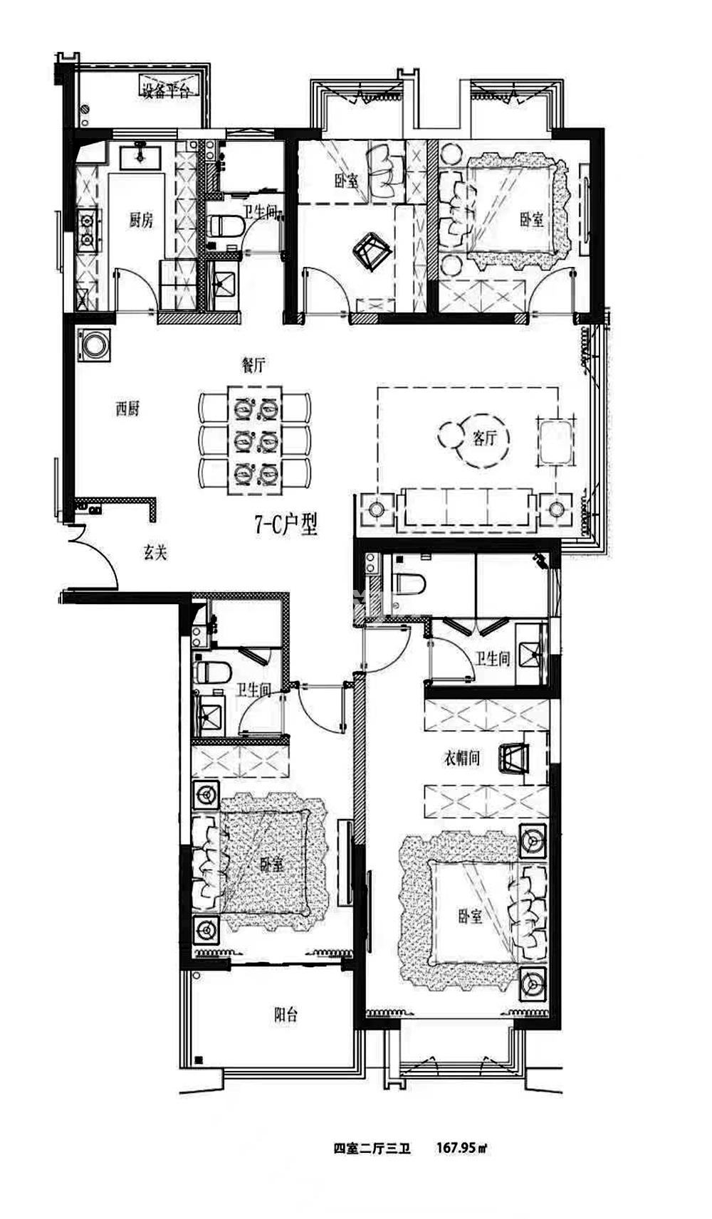 保利达状元府168平户型图