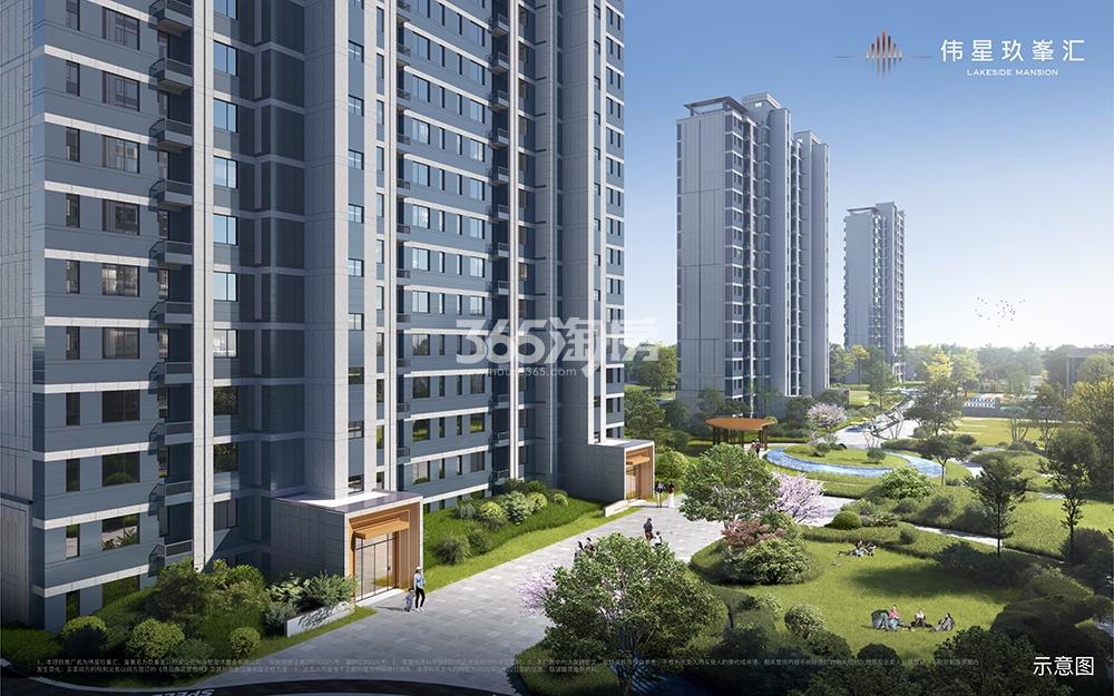 伟星玖峯汇楼栋效果图